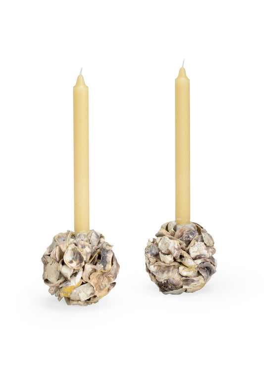 Oyster Shell Candleholder-Nautical Decor and Gifts