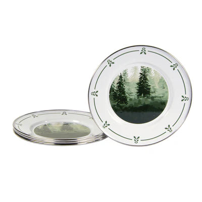 Forest Glen Sandwich Plates - Set of 4-Plate-Nautical Decor and Gifts