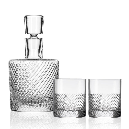 Bourbon Street Decanter 3 Piece Set-Nautical Decor and Gifts