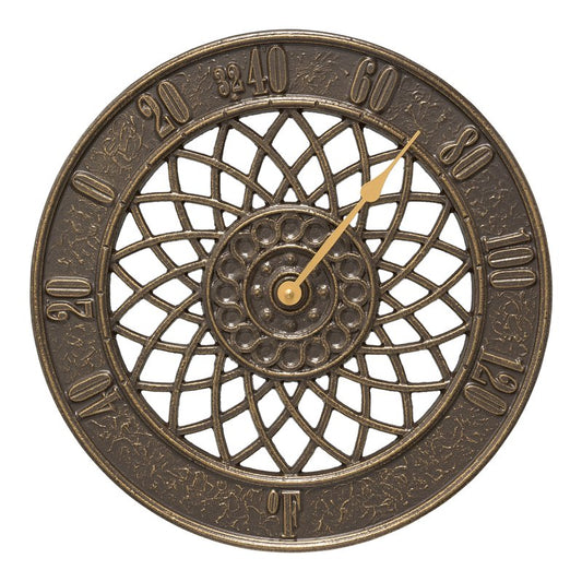 Spiral 14″ Indoor/Outdoor Wall Thermometer-Nautical Clocks-Nautical Decor and Gifts