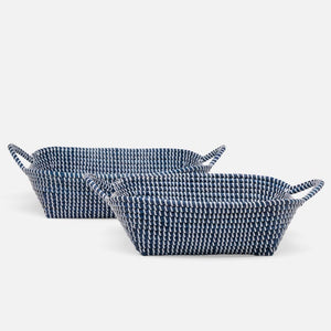 Roslyn Storage Baskets - Set of 2-Nautical Decor and Gifts