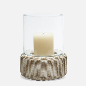 Amity Faux Rattan Hurricanes-Nautical Decor and Gifts