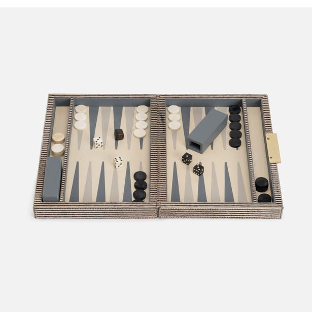 Bailey Backgammon Game Set-Nautical Decor and Gifts