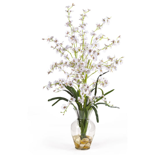 Dancing Lady Liquid Illusion Silk Flower Arrangement-Faux Plant-Nautical Decor and Gifts