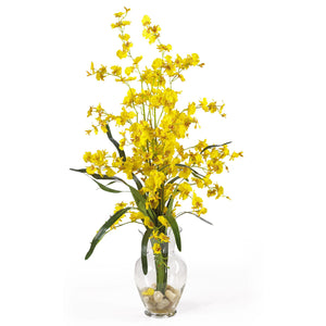 Dancing Lady Liquid Illusion Silk Flower Arrangement-Faux Plant-Nautical Decor and Gifts