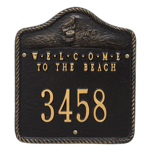 Welcome To The Beach Plaque-Nautical Decor and Gifts