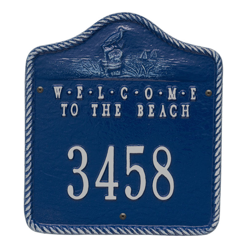 Welcome To The Beach Plaque-Nautical Decor and Gifts