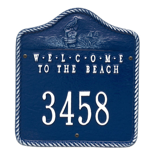 Welcome To The Beach Plaque-Nautical Decor and Gifts