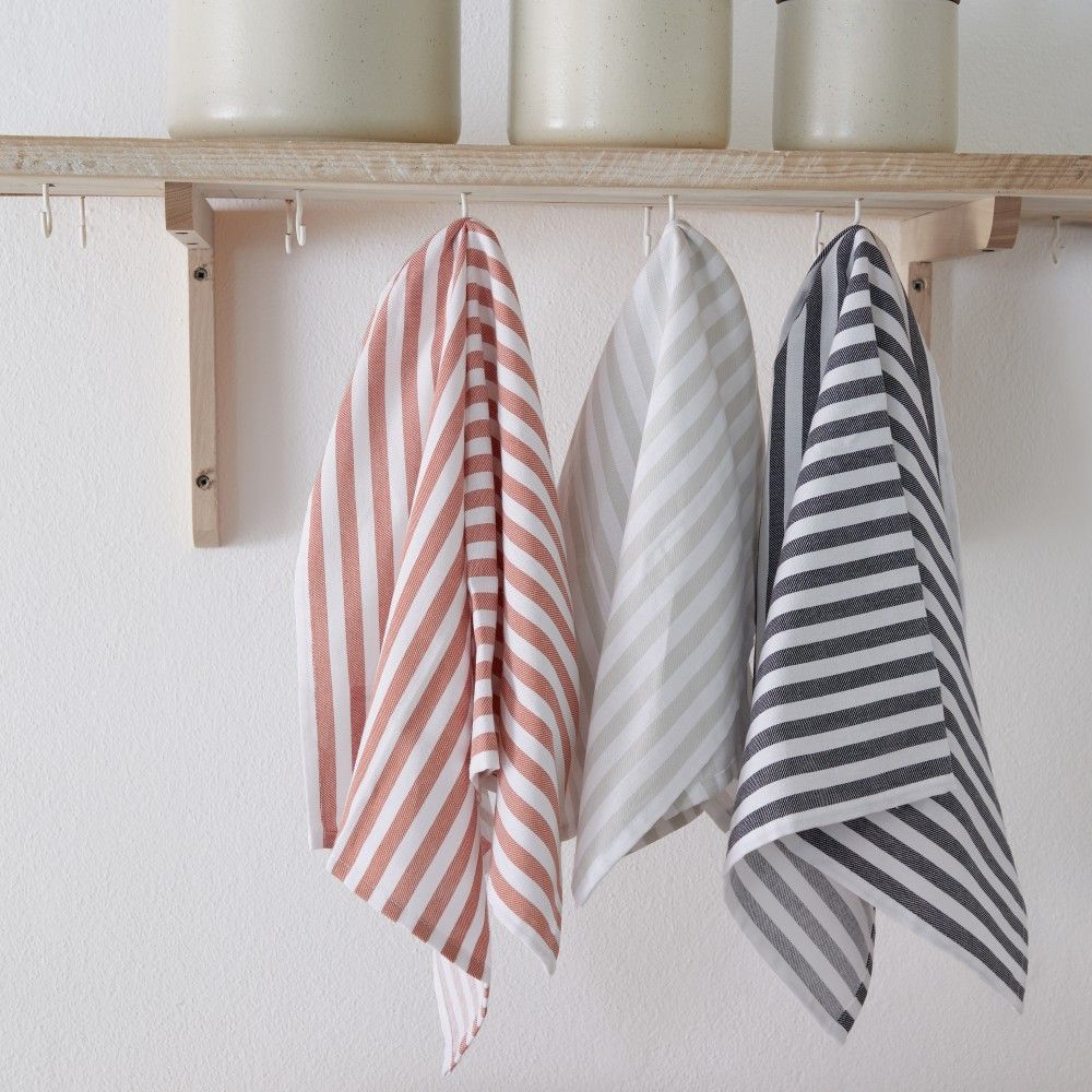 Stripes Kitchen Towel - Set of 2-Nautical Decor and Gifts