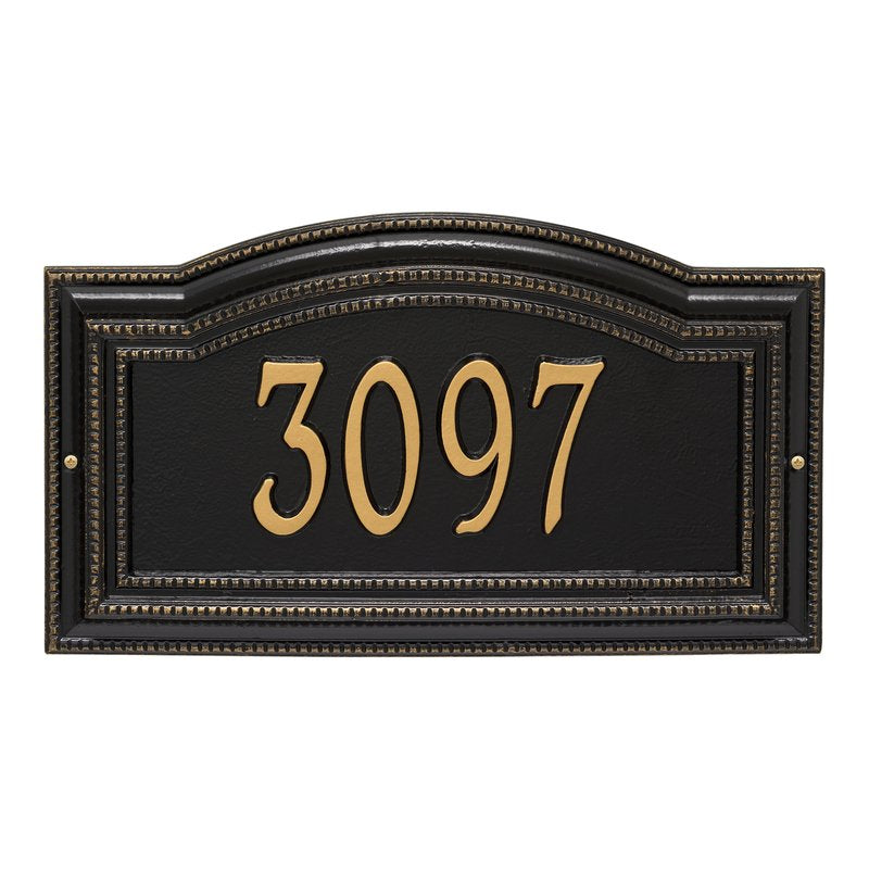 Personalized Arbor Yard/Wall Address Plaque-Nautical Decor and Gifts