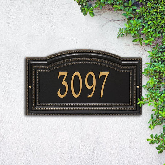 Personalized Arbor Yard/Wall Address Plaque-Nautical Decor and Gifts