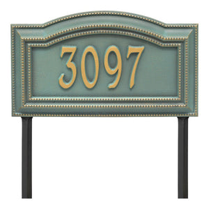 Personalized Arbor Yard/Wall Address Plaque-Nautical Decor and Gifts