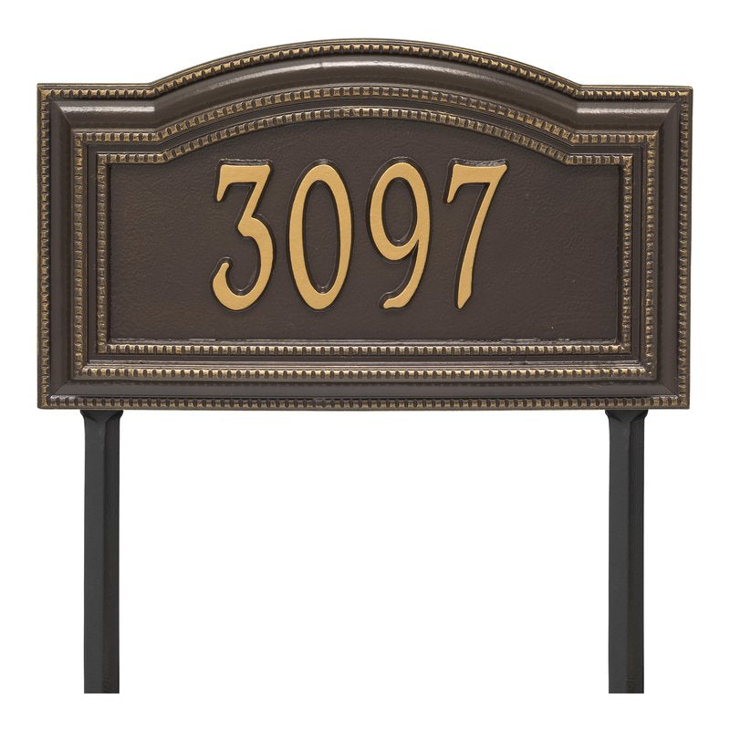 Personalized Arbor Yard/Wall Address Plaque-Nautical Decor and Gifts