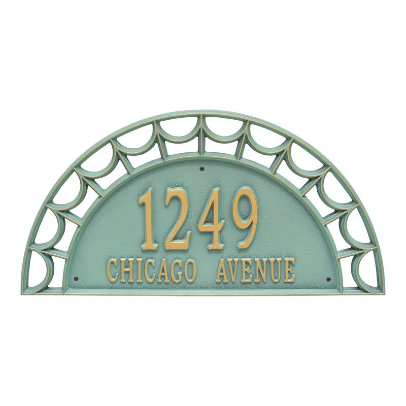 Personalized Federal Lawn/Wall Address Plaque-Nautical Decor and Gifts