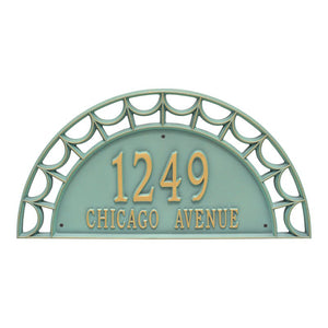 Personalized Federal Lawn/Wall Address Plaque-Nautical Decor and Gifts