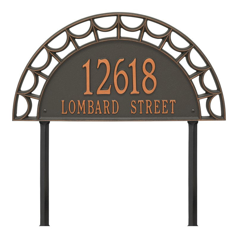 Personalized Federal Lawn/Wall Address Plaque-Nautical Decor and Gifts