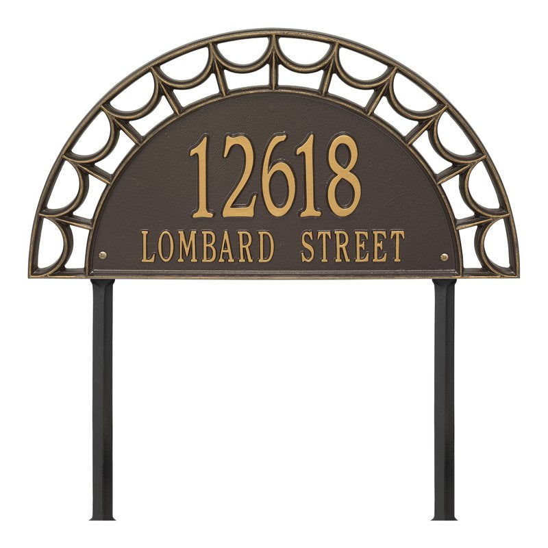 Personalized Federal Lawn/Wall Address Plaque-Nautical Decor and Gifts