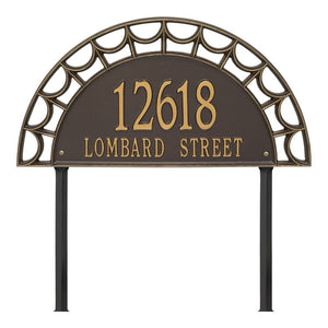 Personalized Federal Lawn/Wall Address Plaque-Nautical Decor and Gifts