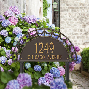 Personalized Federal Lawn/Wall Address Plaque-Nautical Decor and Gifts