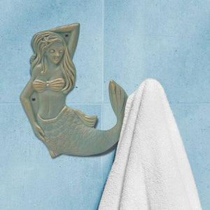 Mermaid Towel Hook-Nautical Decor and Gifts