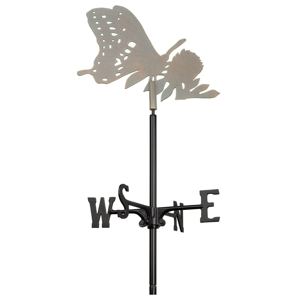 Butterfly Garden Weathervane-Weathervane-Nautical Decor and Gifts