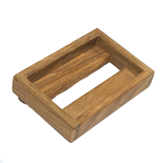 Teak Soap Dish-Bathroom Accessories-Nautical Decor and Gifts