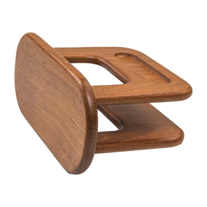 Teak Traditional Napkin Holder-Napkin Holders & Dispensers-Nautical Decor and Gifts