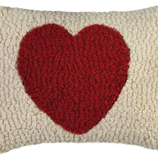 Red Heart Pillow-Pillow-Nautical Decor and Gifts
