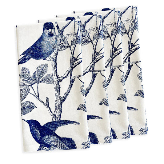 Arbor Birds Dinner Napkins, Set of 4-Nautical Decor and Gifts
