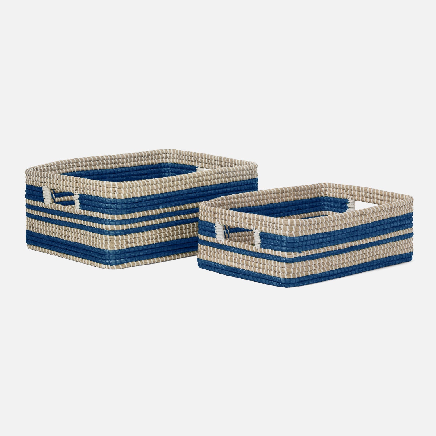 Arley Rct Basket - Set of 2-Nautical Decor and Gifts