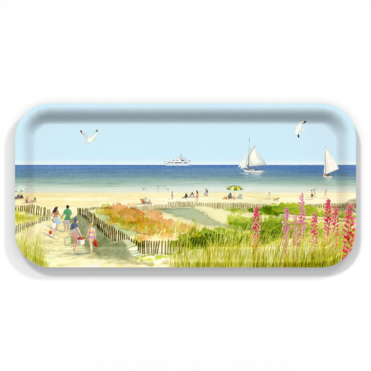 Beach Dunes Small Birchwood Tray-Nautical Decor and Gifts