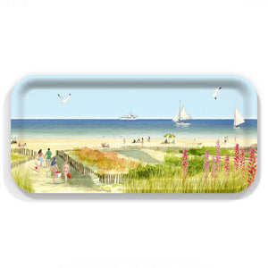 Beach Dunes Small Birchwood Tray-Nautical Decor and Gifts