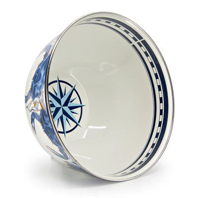 Blue Crab Large Salad Bowl-Serveware-Nautical Decor and Gifts