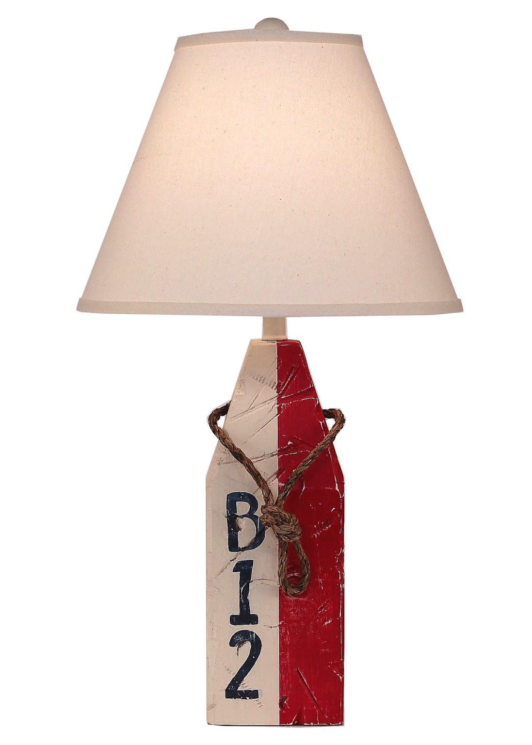 Primary Rectangle Buoy Table Lamp-Lamp-Nautical Decor and Gifts