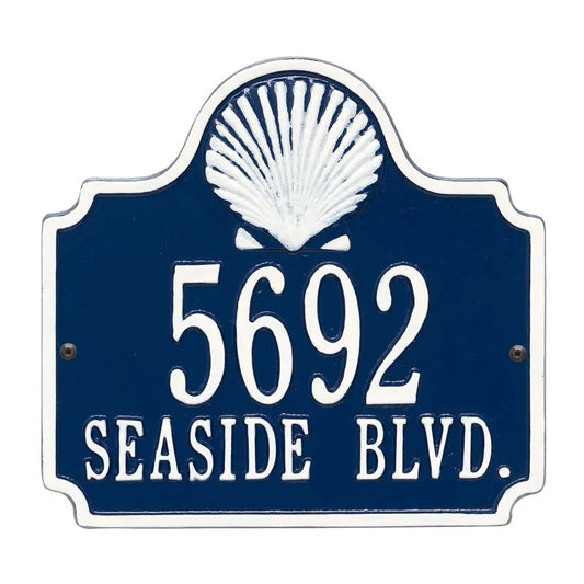Conch Wall Address Plaque-Nautical Decor and Gifts