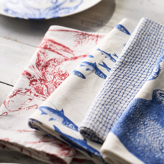 Catch Dinner Napkins, Set of 4-Nautical Decor and Gifts
