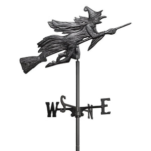Flying Witch Garden Weathervane-Weathervane-Nautical Decor and Gifts
