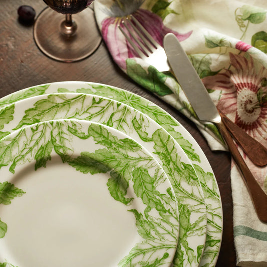 Freya Rimmed Salad Plate-Nautical Decor and Gifts