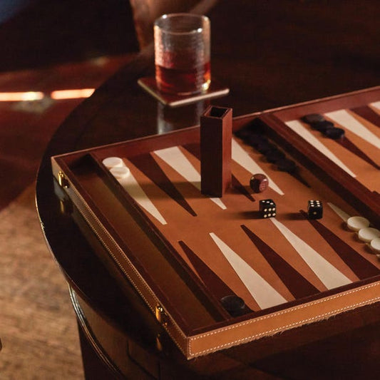 Grantham Backgammon Game Set-Nautical Decor and Gifts