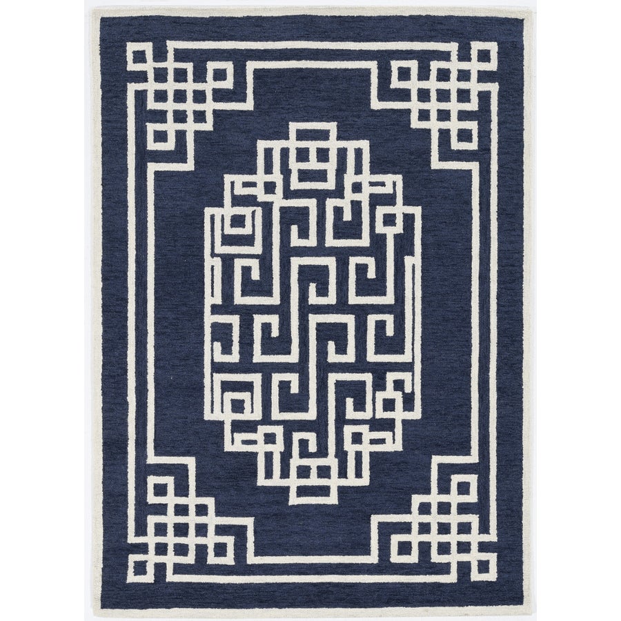 Gramercy Navy/Ivory Maysville Area Rug-Rugs-Nautical Decor and Gifts