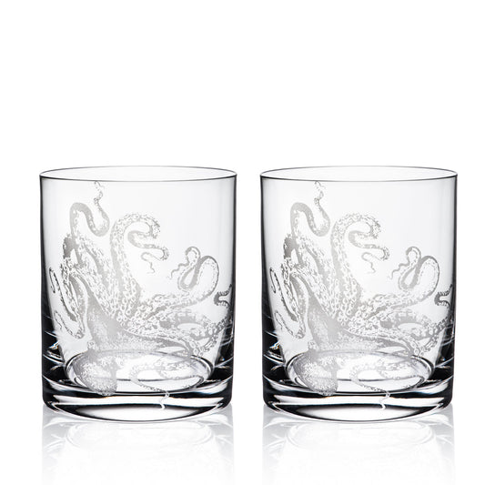 Octopus Rocks Glasses-Nautical Decor and Gifts