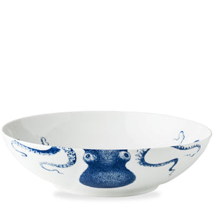 Octopus Wide Round Serving Bowl-Nautical Decor and Gifts