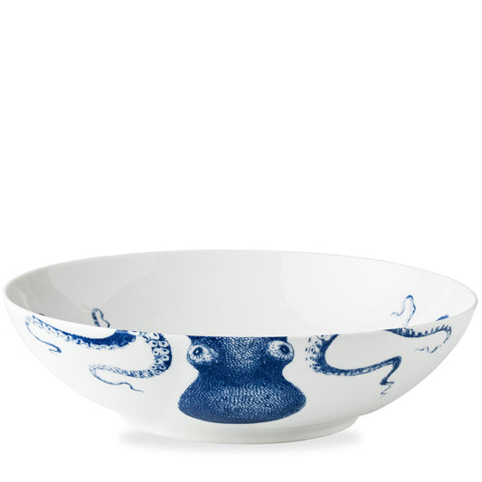 Octopus Wide Round Serving Bowl-Nautical Decor and Gifts