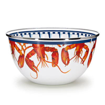 Lobster Large Salad Bowl-Serveware-Nautical Decor and Gifts