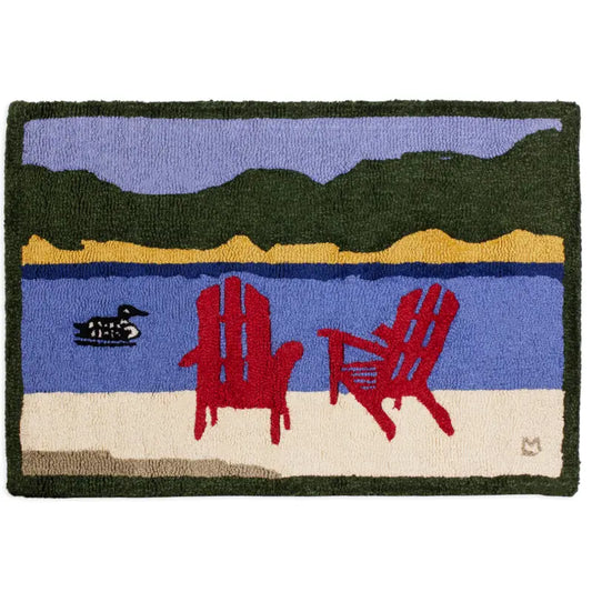 Loon Lake Chairs Rug-2x4 Rug-Nautical Decor and Gifts