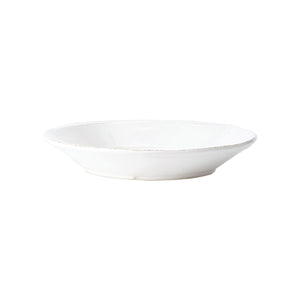 Melamine Lastra White Large Shallow Serving Bowl-Nautical Decor and Gifts