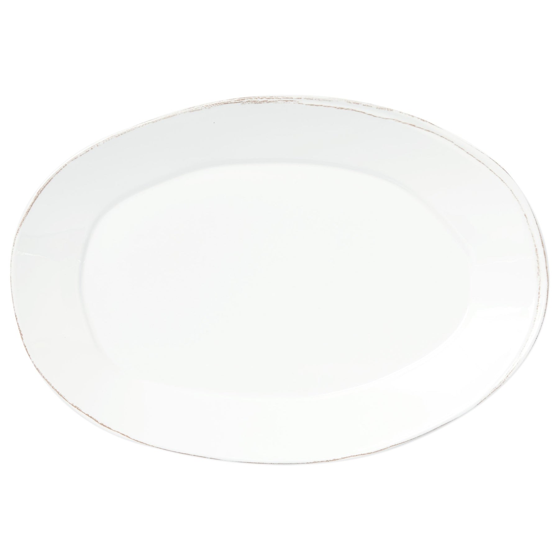 Melamine Lastra White Oval Platter-Nautical Decor and Gifts