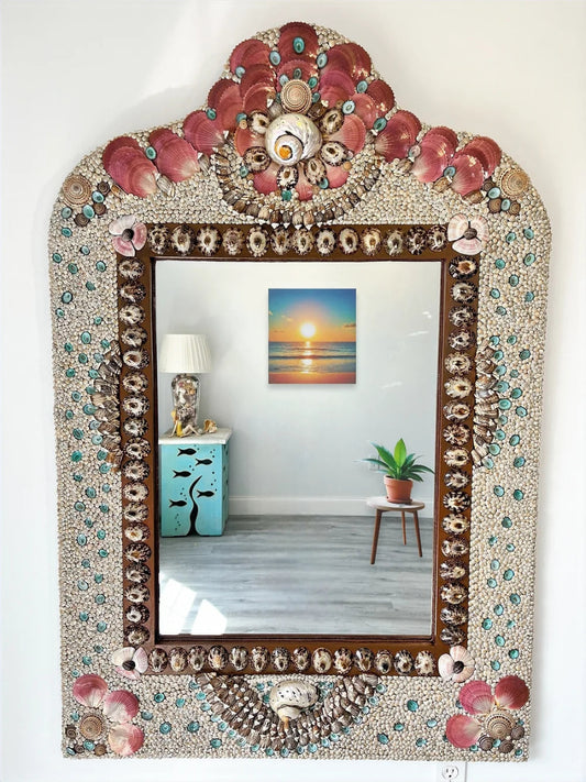 Marine Majesty-Nautical Beach House Mirrors-Nautical Decor and Gifts