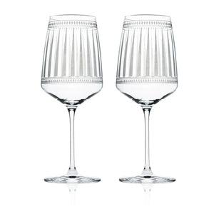 Marrakech White Wine Glasses, Set of 2-Nautical Decor and Gifts