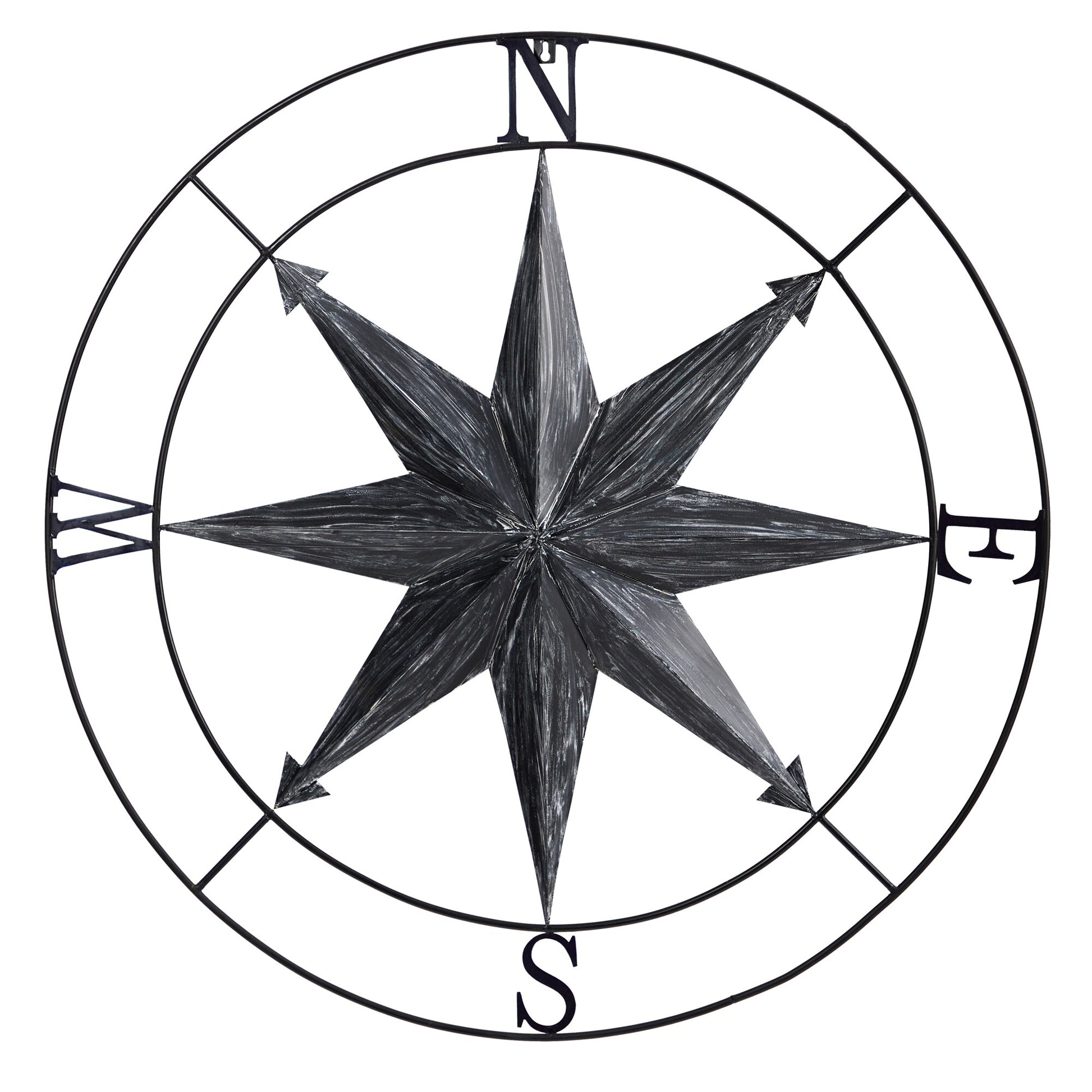 Nautical Metal Compass Wall Art Decor-wall art-Nautical Decor and Gifts